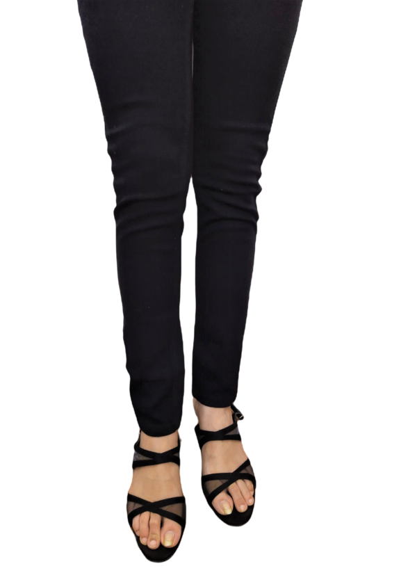 Women's Skinny Fit Black Jeans - Image 3