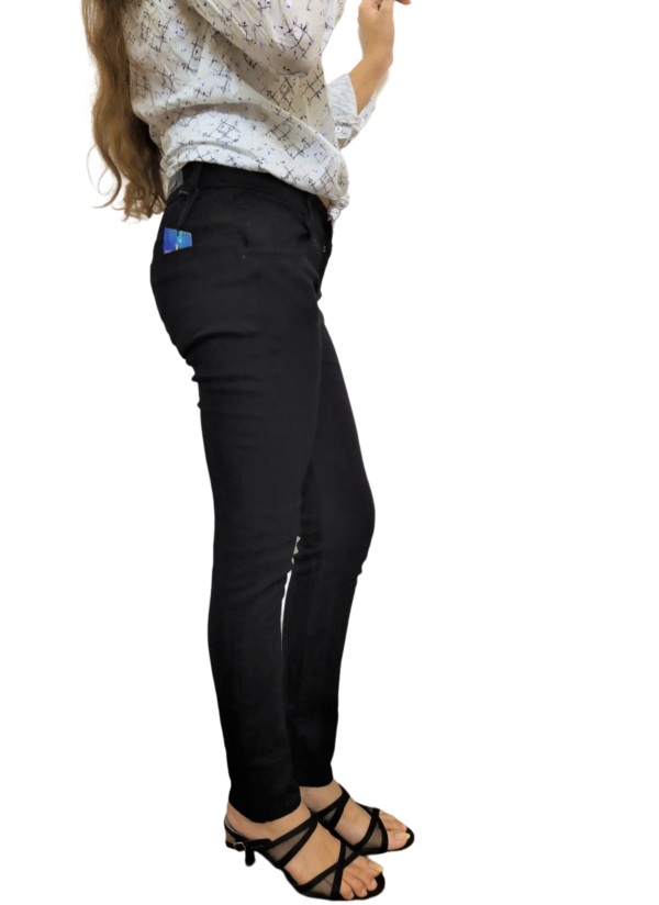 Women's Skinny Fit Black Jeans - Image 6