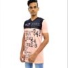 Men's Cream (Badami) Regular Fit V-Neck Half Sleeve T-Shirt