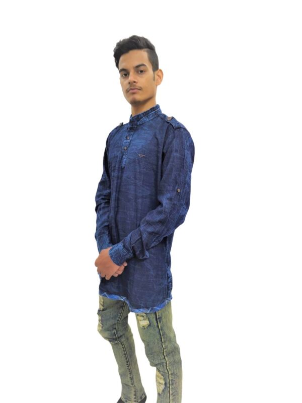 Man's Dark Blue Shirt - Image 2