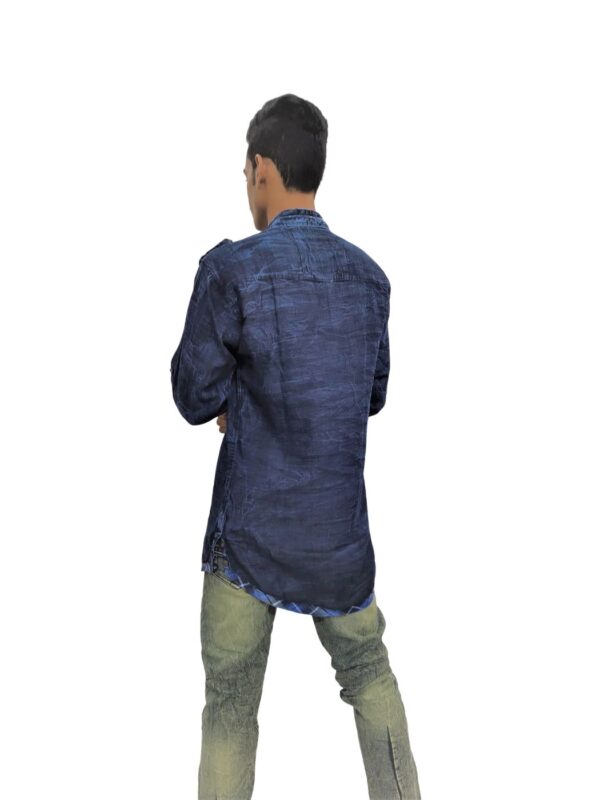 Man's Dark Blue Shirt - Image 5