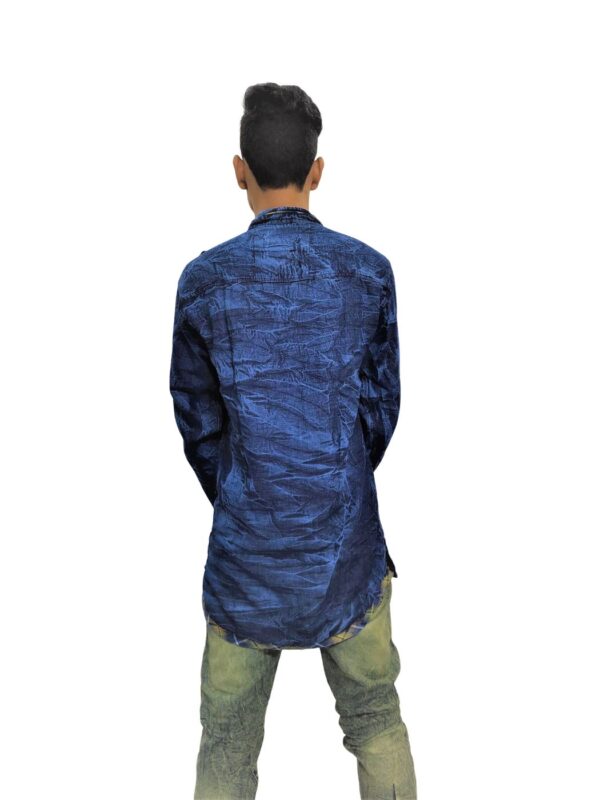 Man's Dark Blue Shirt - Image 7