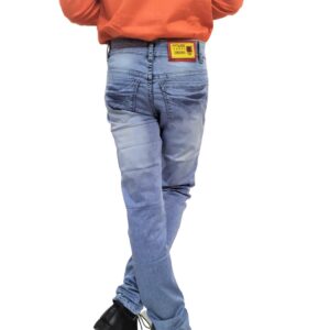 Alternative view of Men's Solid Orange Slim Fit Full Sleeve Shirt