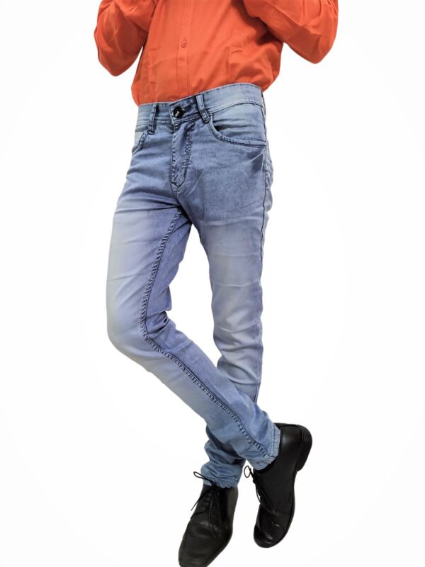 Men's Solid Full Sleeve Slim Shirt - Orange - Image 6