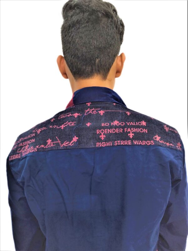Wide Strips - Red And Blue Stylish Shirt - Image 7