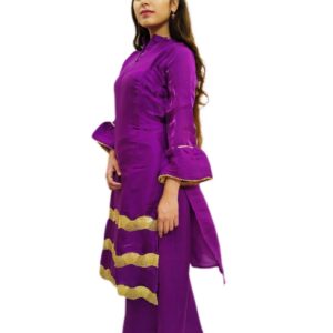Alternative view of Women’s Fashionable Violet Sharara Suit