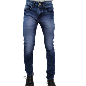 Alternative view of Men's Solid Blue Casual Jeans