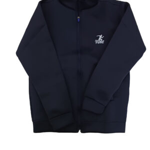 Solid Blue Violet Button Jacket For Men