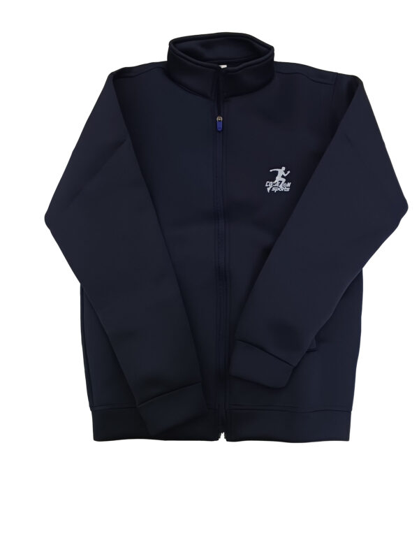 Solid Blue Violet Button Jacket For Men
