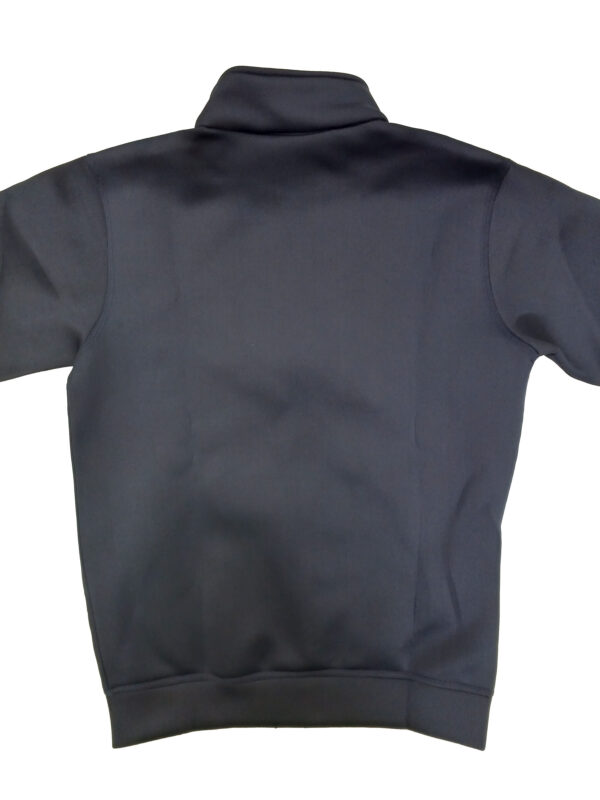 Solid Blue Violet Button Jacket For Men - Image 4