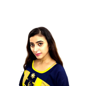 Women’s Multicolor Wide Stripe Blue Base Designer Rayon Kurti - Image 10