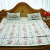 Multicolor Rising Flower Double Bed Comforter | Microfiber Cotton AC Blanket | 86 x 86 Inches | Soft Compressible Microfiber Filling
