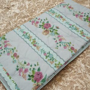 Multicolor Rising Flower Double Bed Comforter | Microfiber Cotton AC Blanket | 86 x 86 Inches | Soft Compressible Microfiber Filling - Image 4
