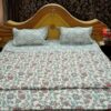 Flower Bunch Printed Double Bed Premium Comforter | Super Soft Microfiber Quilt | AC Blanket | Size 86 x 86 Inches | Breathable & Lightweight