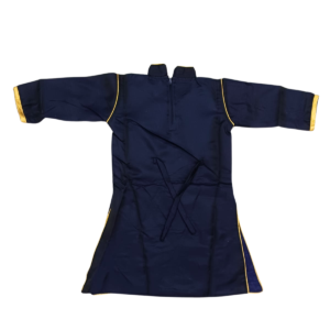 Navy Blue Embroidered Sharara Suit Set for Kids Girls | Bell Bottom Pants with Golden Work | Festive & Party Outfit | Size 3–4 Years - Image 4